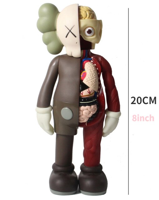 KAWS Iconic Figurine: PVC Collectible Model with XX Eyes for Home Decoration