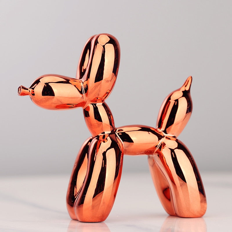 Balloon Dog Electroplated Sculpture Home Deco Statue