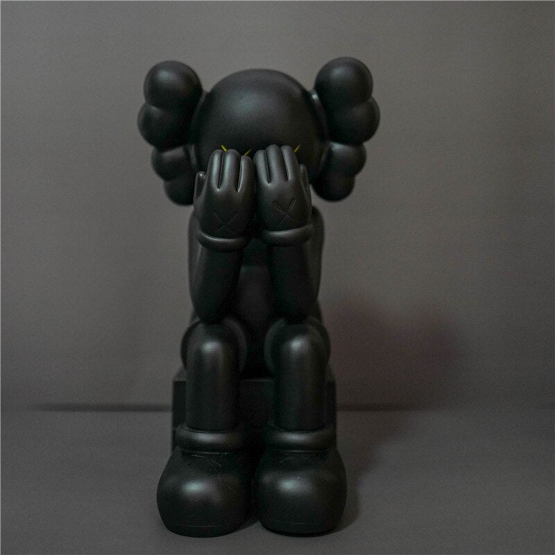 KAWS Iconic Figurine: PVC Collectible Model with XX Eyes for Home Decoration