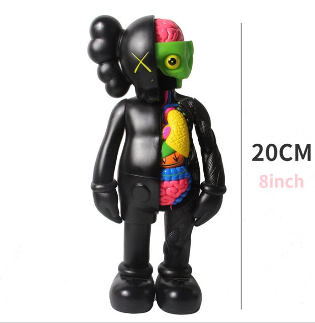 KAWS Iconic Figurine: PVC Collectible Model with XX Eyes for Home Decoration