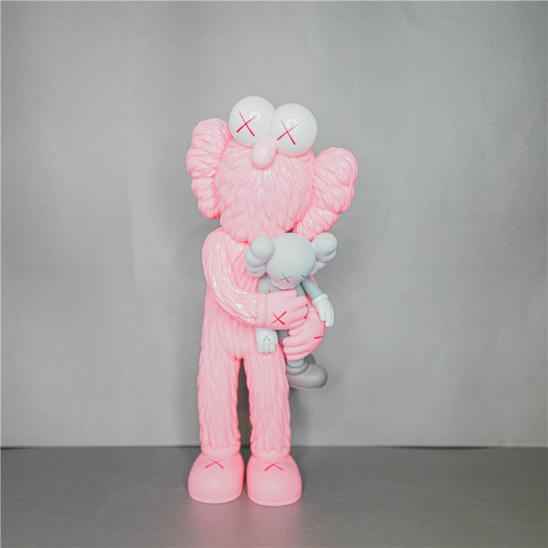 KAWS Iconic Figurine: PVC Collectible Model with XX Eyes for Home Decoration