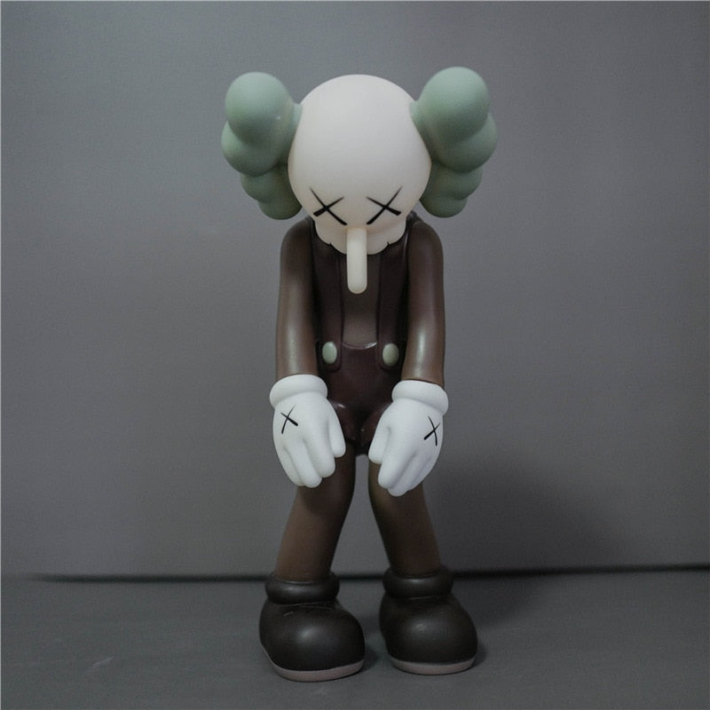 KAWS Iconic Figurine: PVC Collectible Model with XX Eyes for Home Decoration