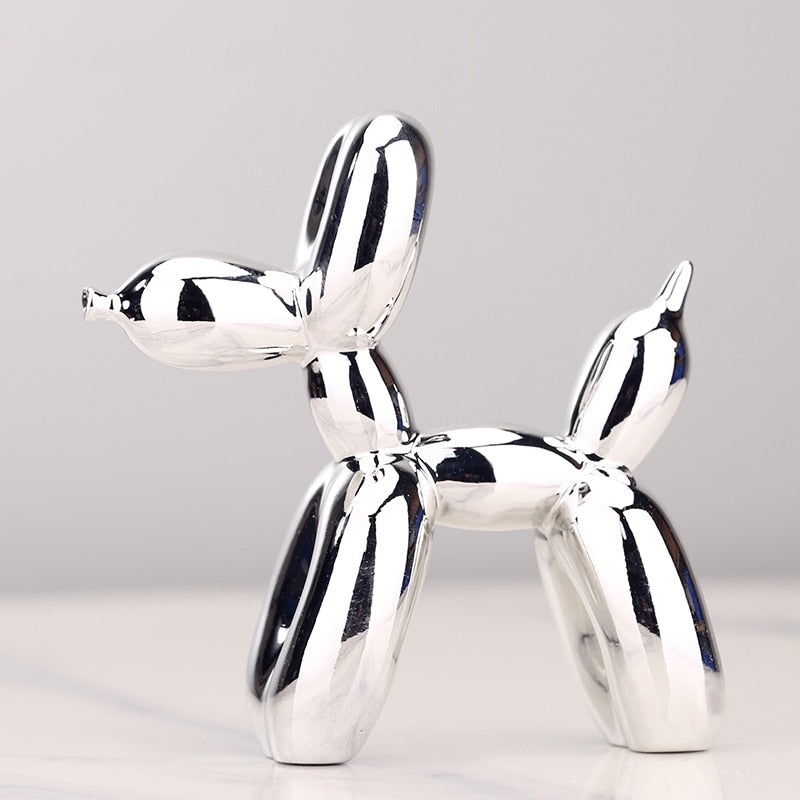 Balloon Dog Electroplated Sculpture Home Deco Statue