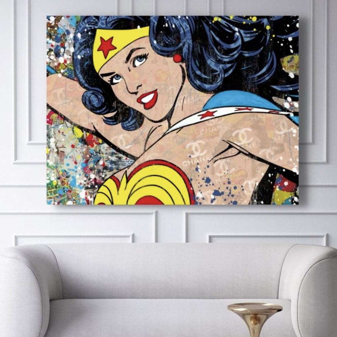 Designer Superwoman Canvas