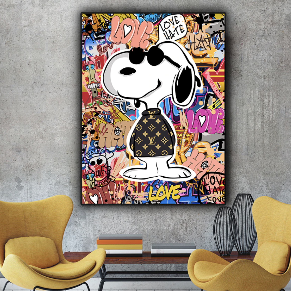 Designer Snoop Canvas