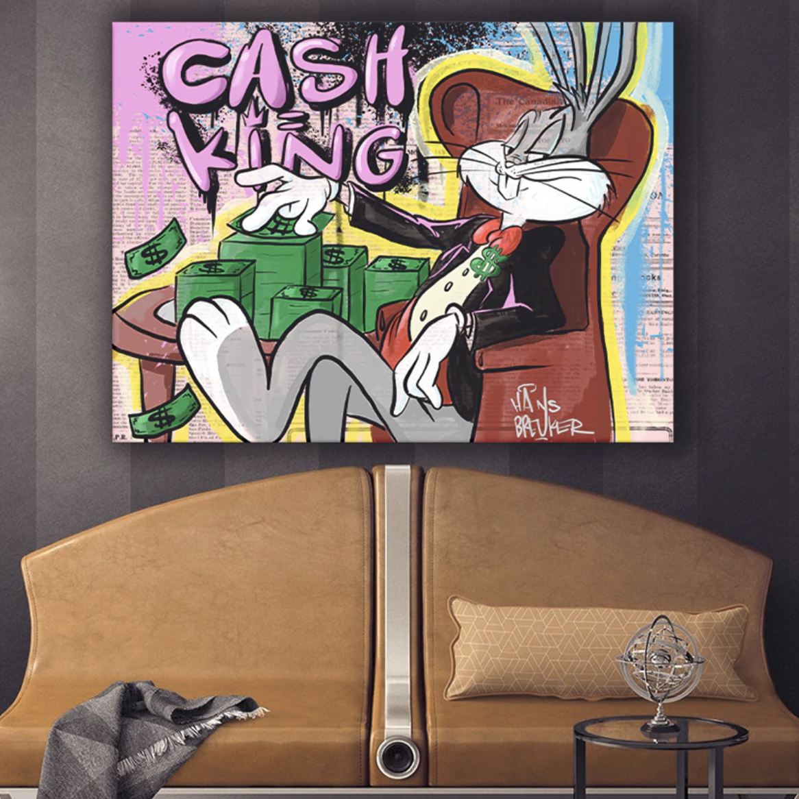 The Cash King Canvas