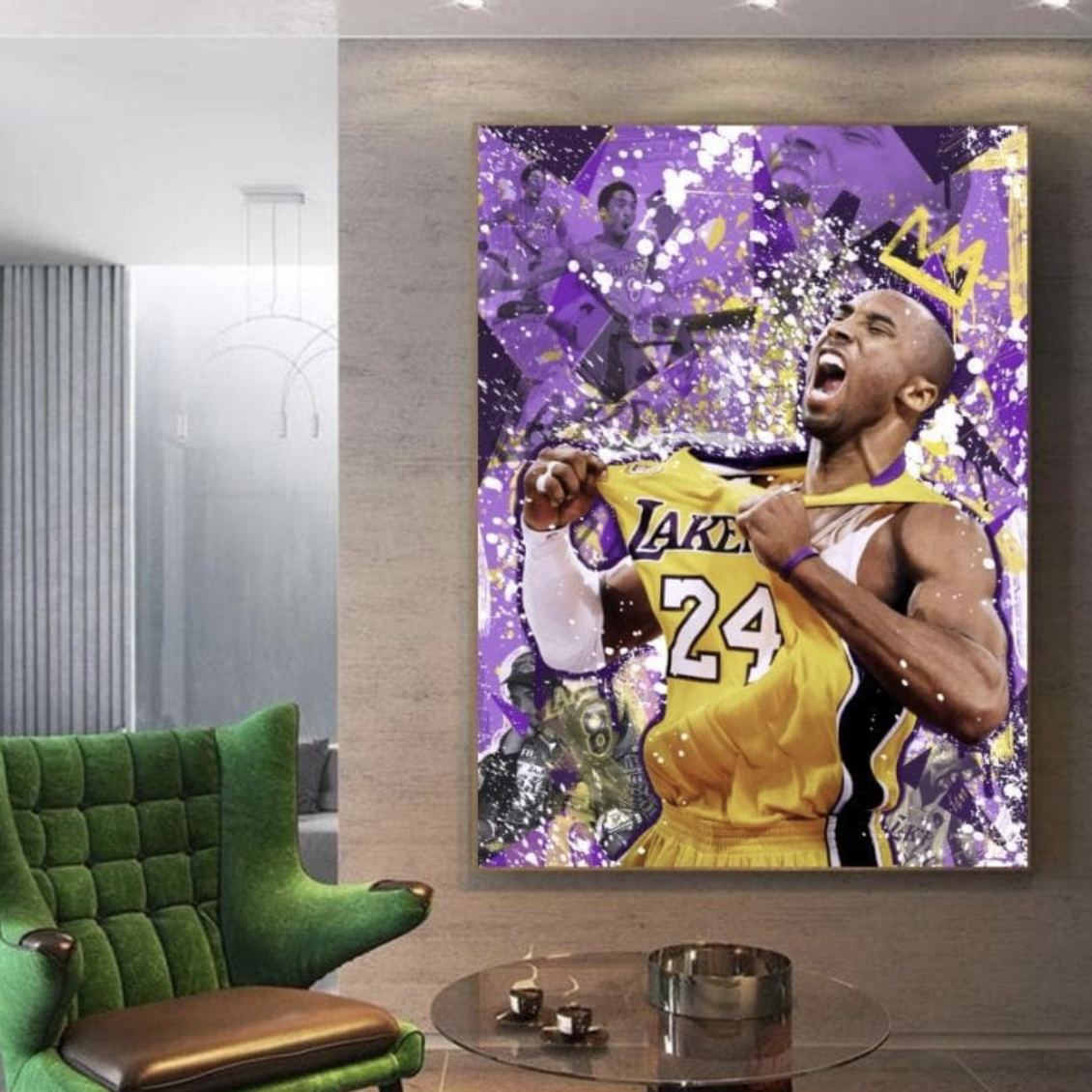 Kobe The King Canvas