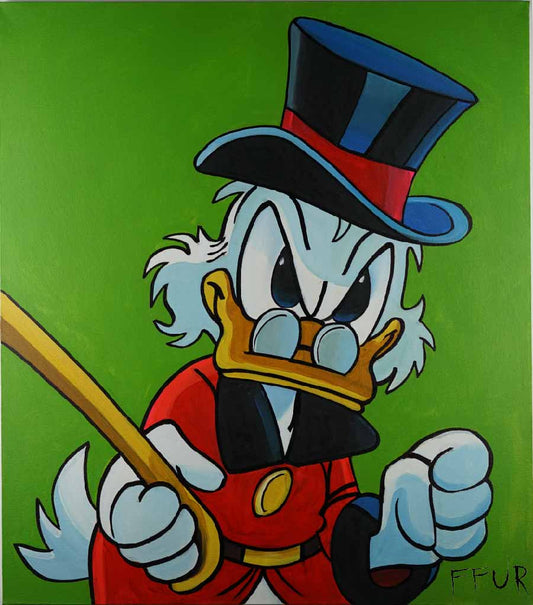 Scrooge McDuck Wall Art Canvas