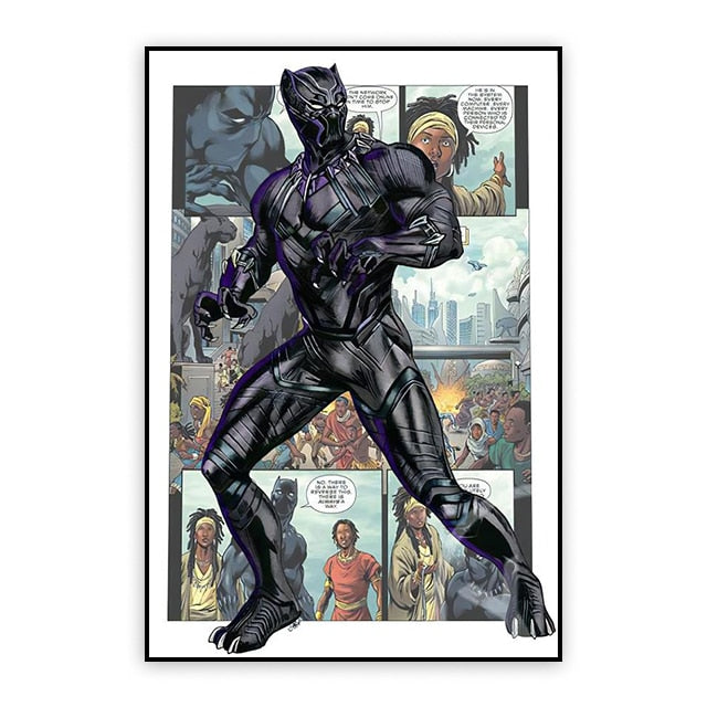 Bring Your Favorite Marvel Characters to Life with our Movie Poster Canvas Painting Collection