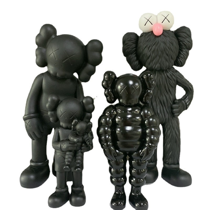 KAWS Iconic Figurine: PVC Collectible Model with XX Eyes for Home Decoration