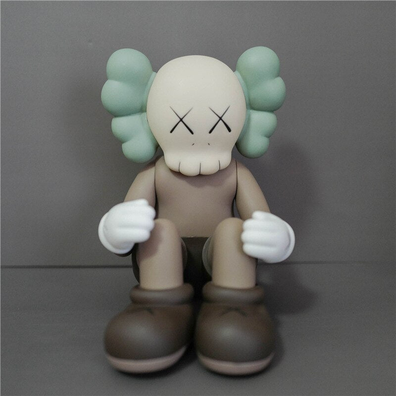 KAWS Iconic Figurine: PVC Collectible Model with XX Eyes for Home Decoration