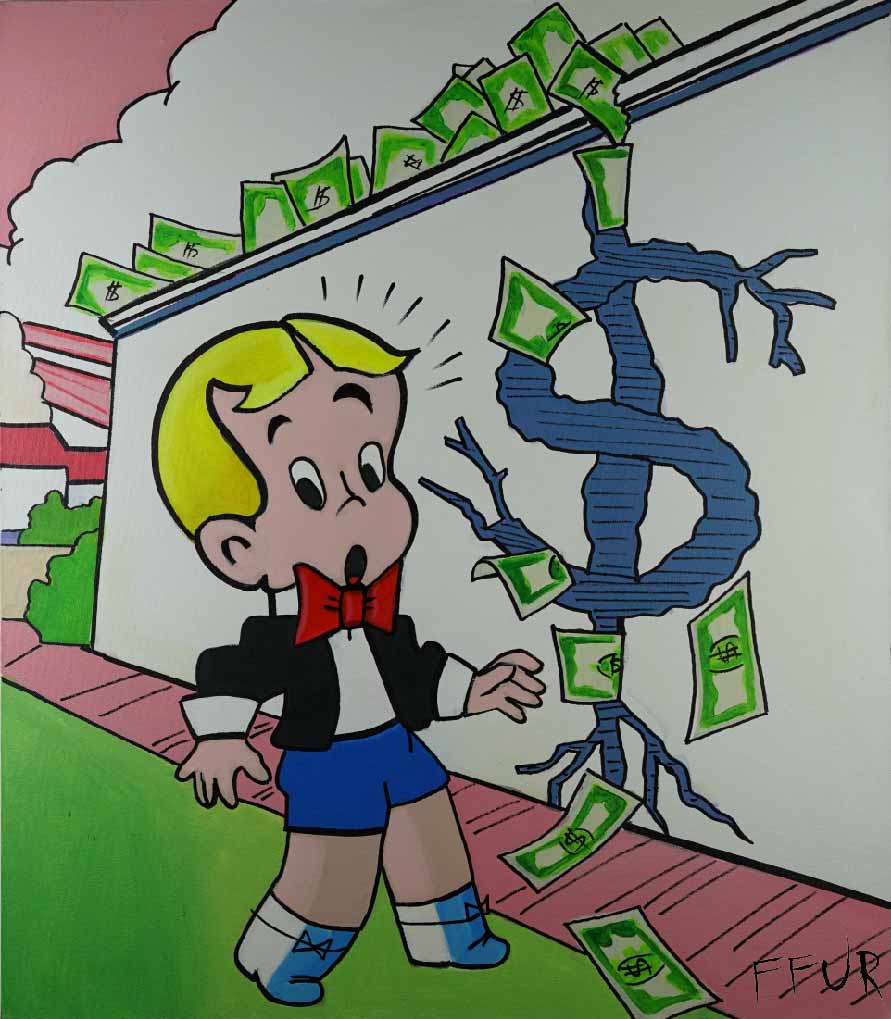 Richie Rich Canvas - "Too Much Money" by FFUR