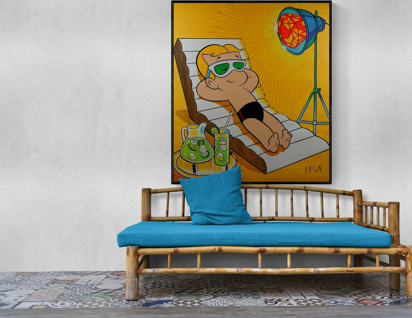 Richie Rich "Diamonds Shine So Much Better" Wall Art by FFUR 