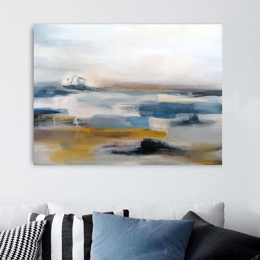 Mist Over The Water Canvas