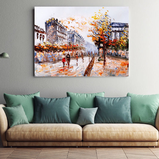 A Walk In Autumn Canvas