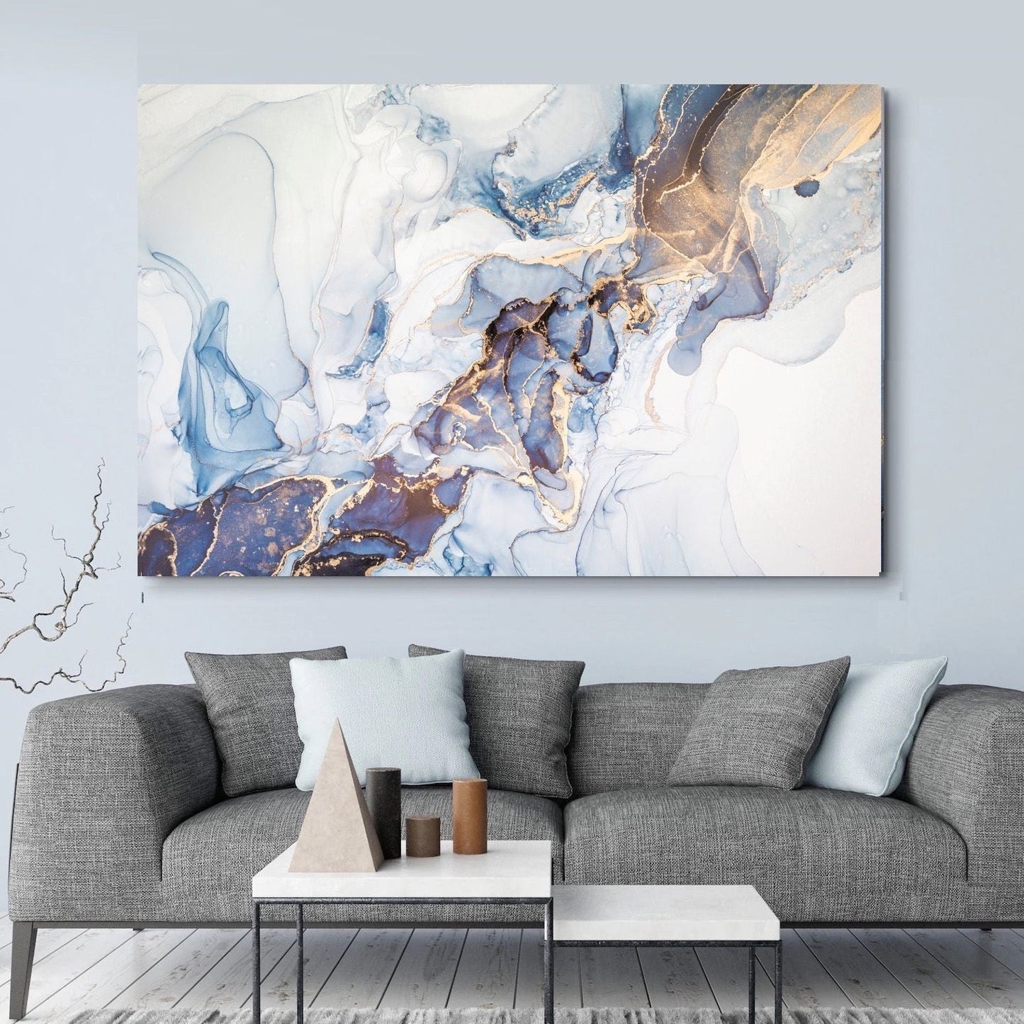 Wave Of Marble Canvas