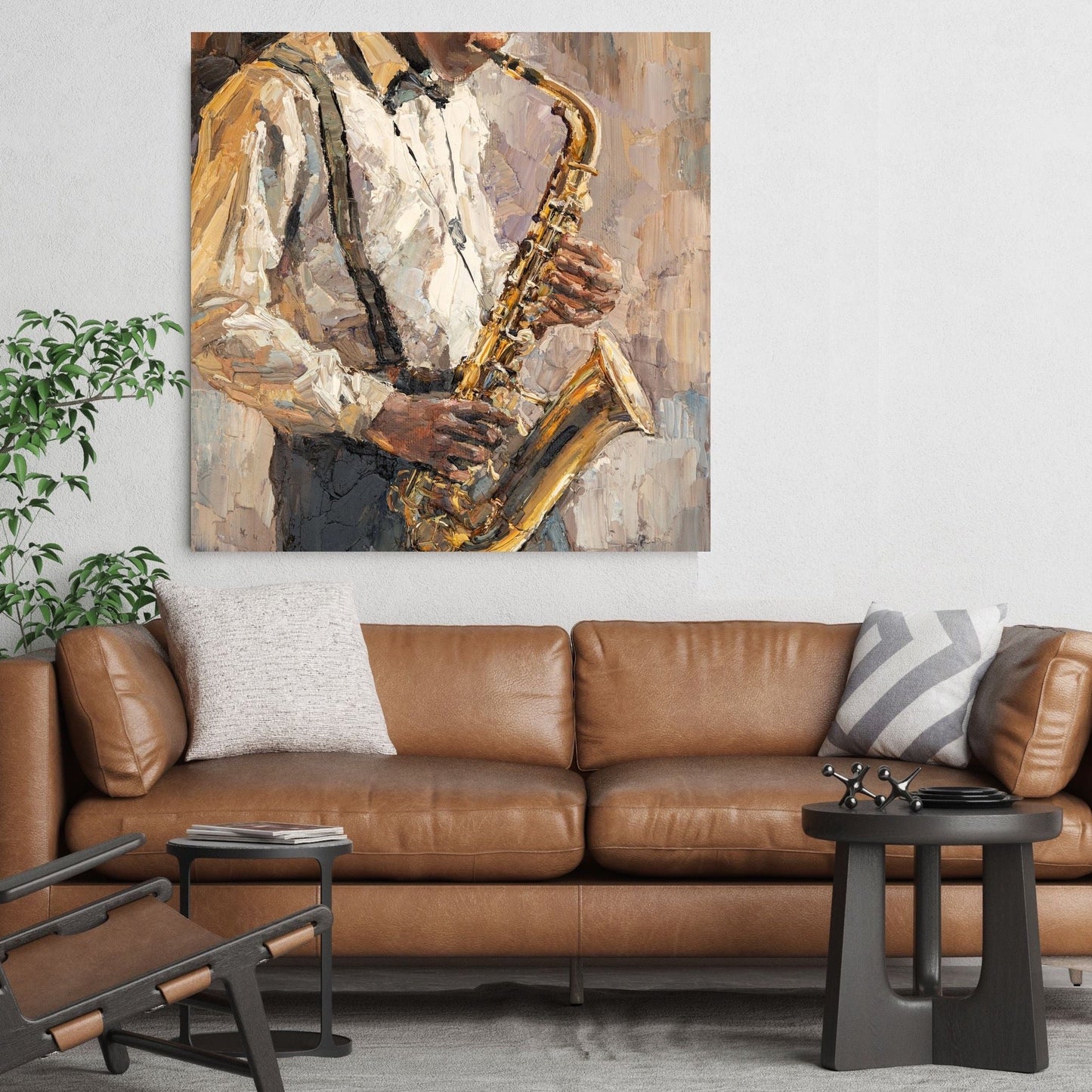 The Sax Man Canvas