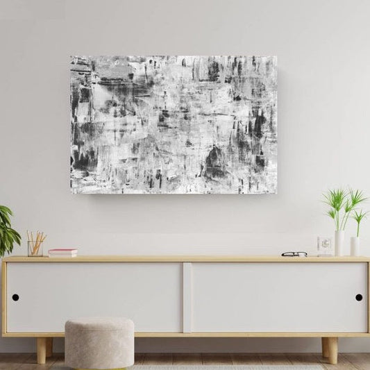 Monochrome Splash Canvas