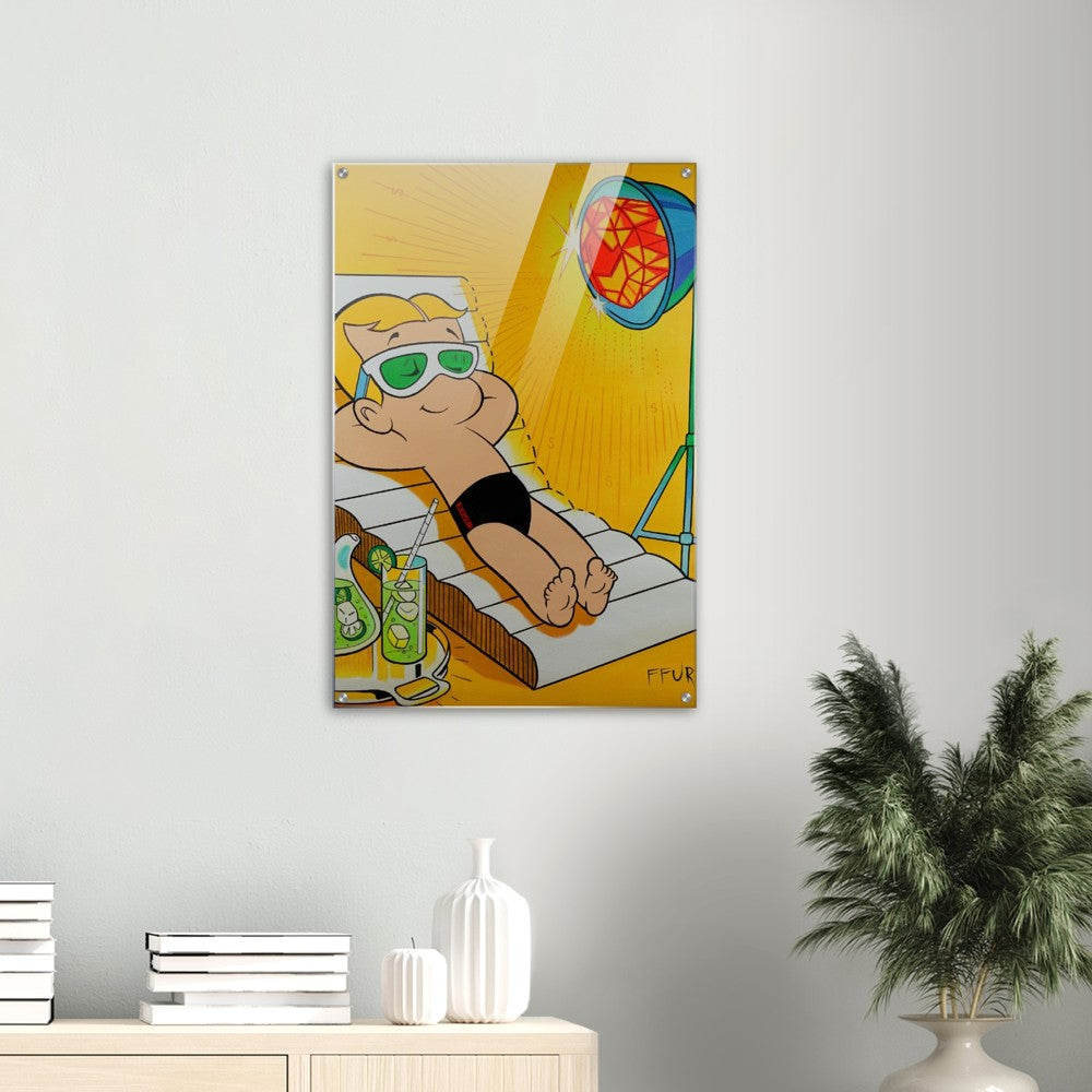 Acrylic Print Wall Print Richie Rich -  Richie Rich "Diamonds Shine So Much Better" Wall Art by FFUR