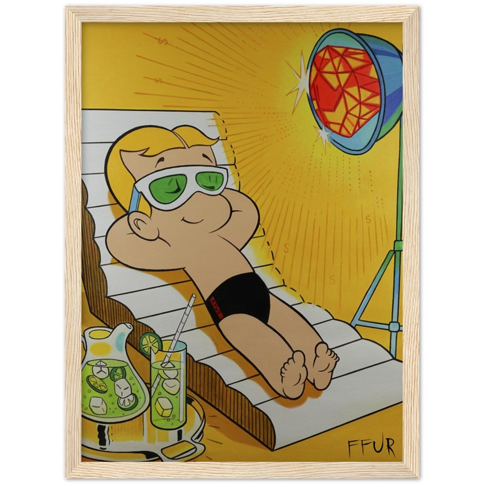 Richie Rich "Diamonds Shine So Much Better" Wall Art by FFUR 