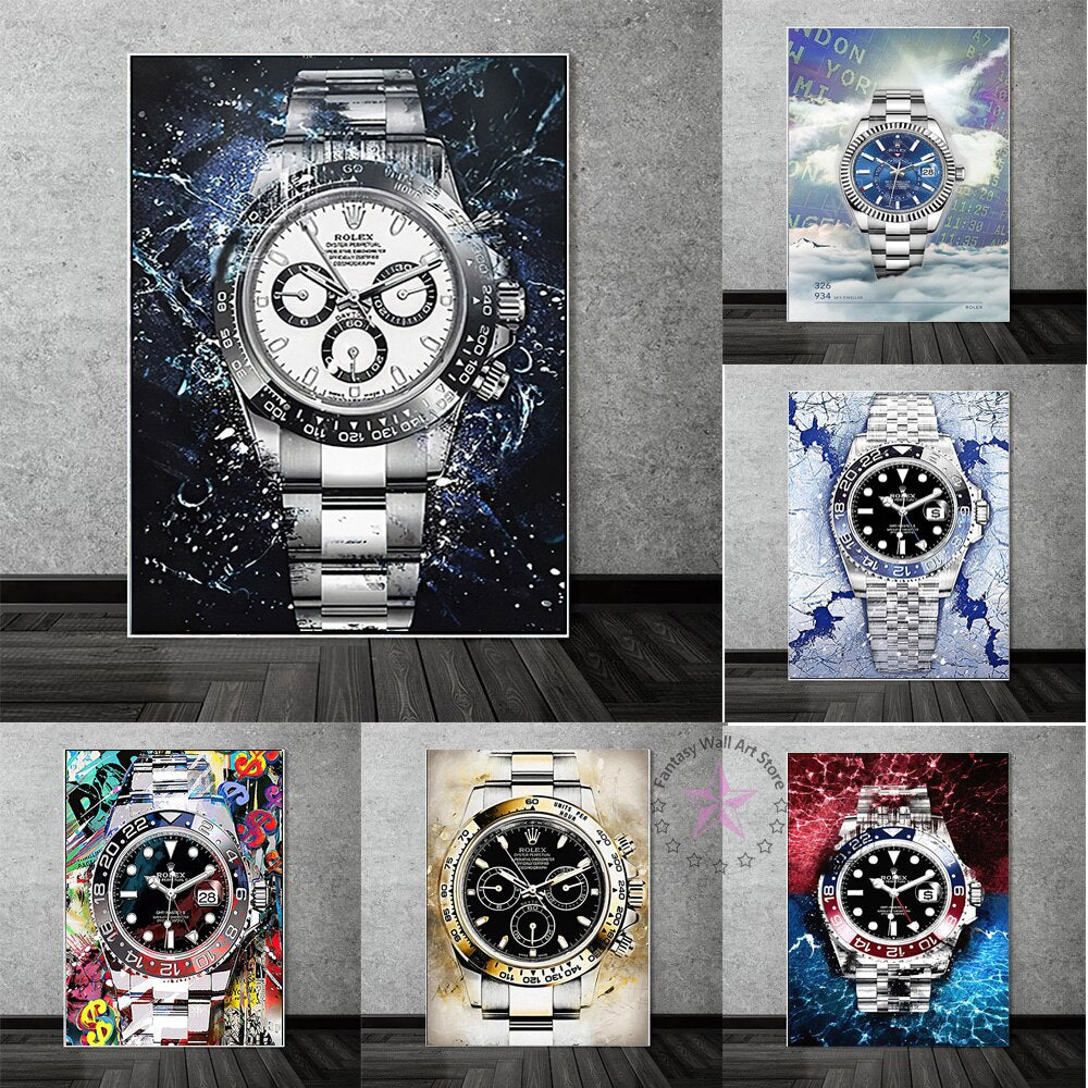 rolex wall art