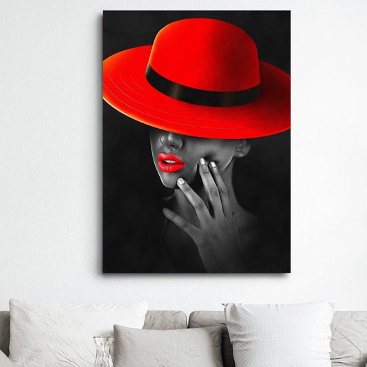 She Wears Rouge Canvas